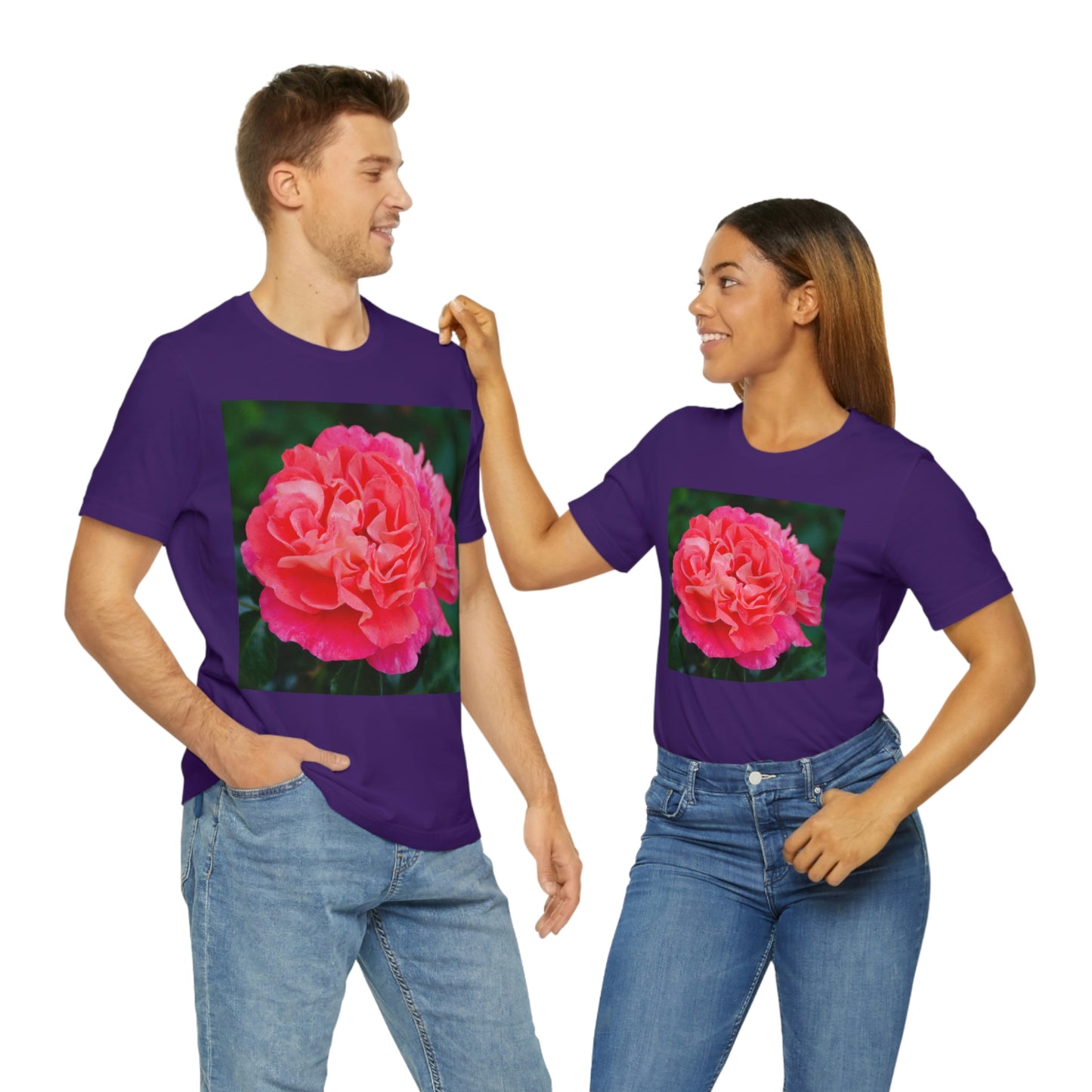 Flowers 08 Unisex Jersey Short Sleeve Tee