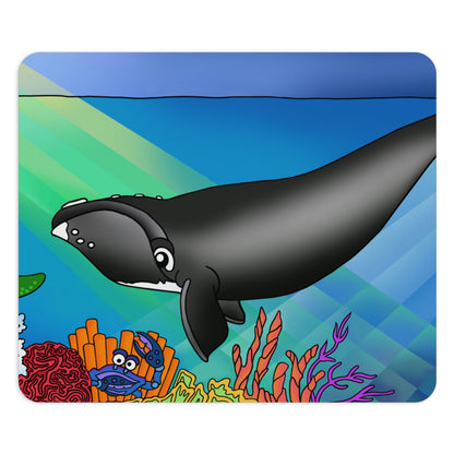 Gray Whale Mouse Pad