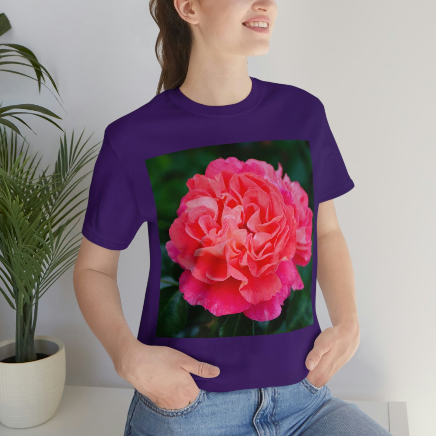 Flowers 08 Unisex Jersey Short Sleeve Tee