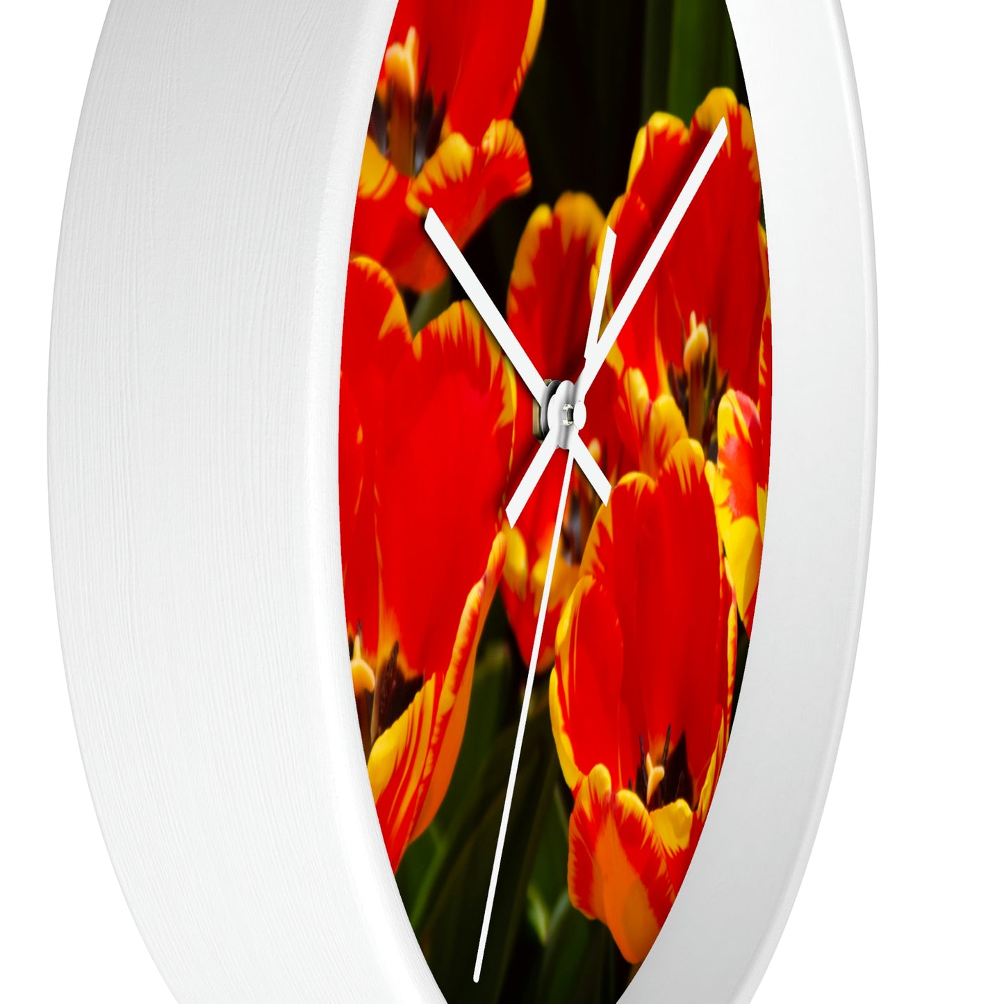 Flowers 19 Wall Clock