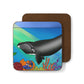Gray Whale Hardboard Back Coaster