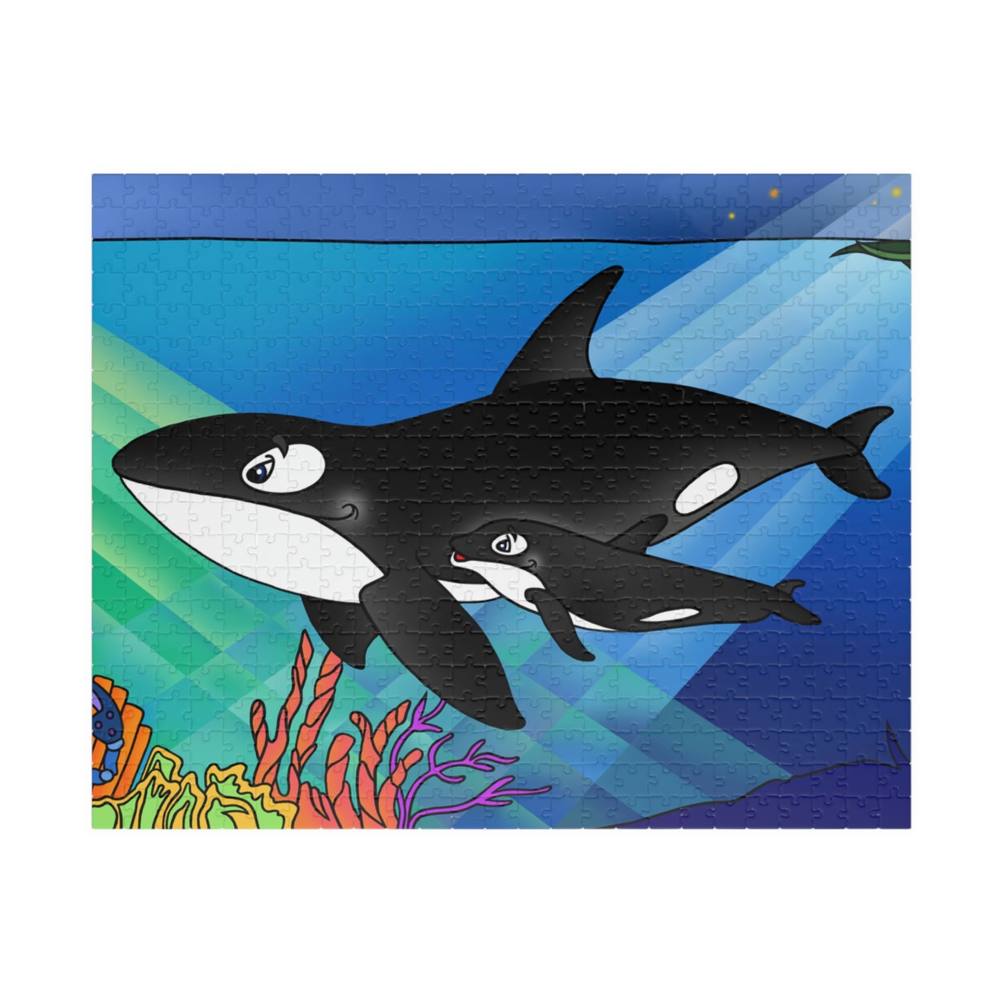 Orcas Puzzle (110, 252, 500, 1014-piece)