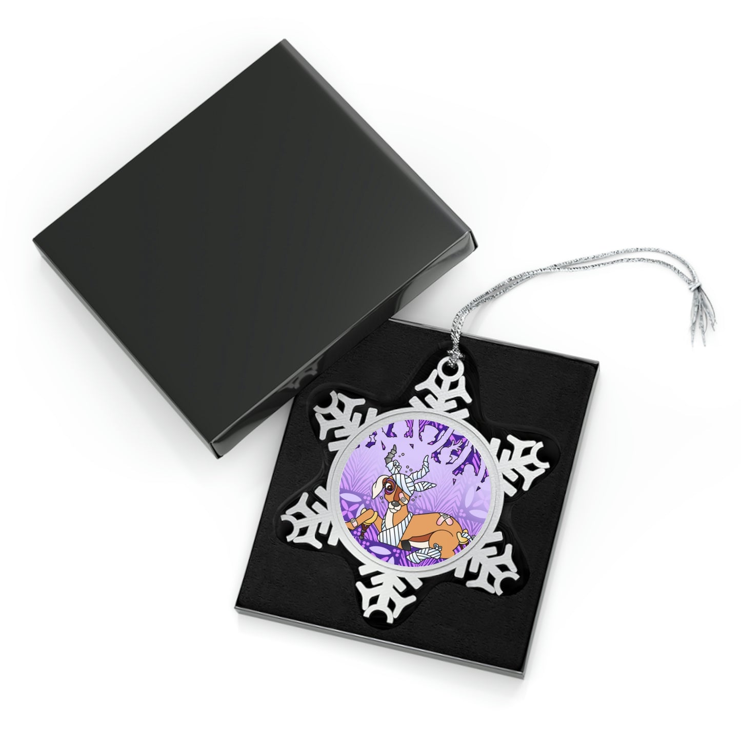 The Day that Goso Fell! Pewter Snowflake Ornament