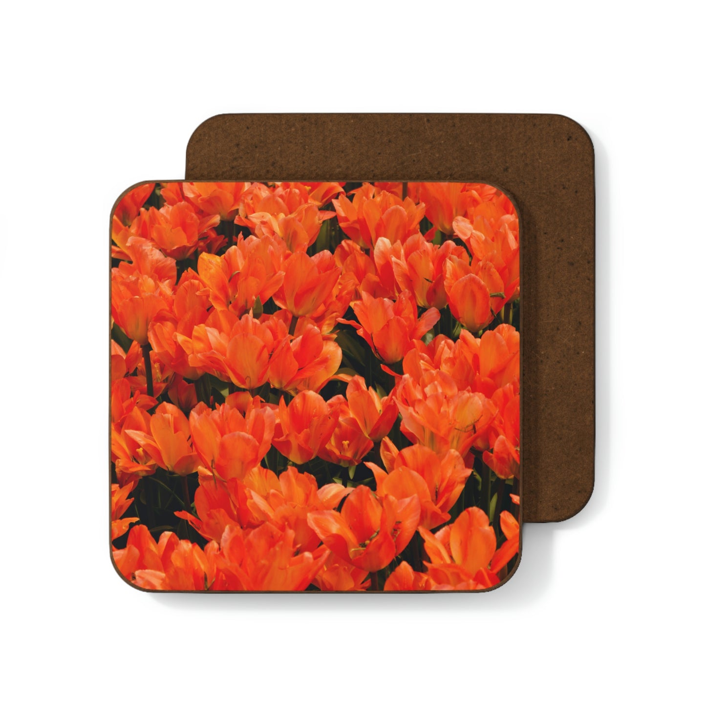 Flowers 03 Hardboard Back Coaster