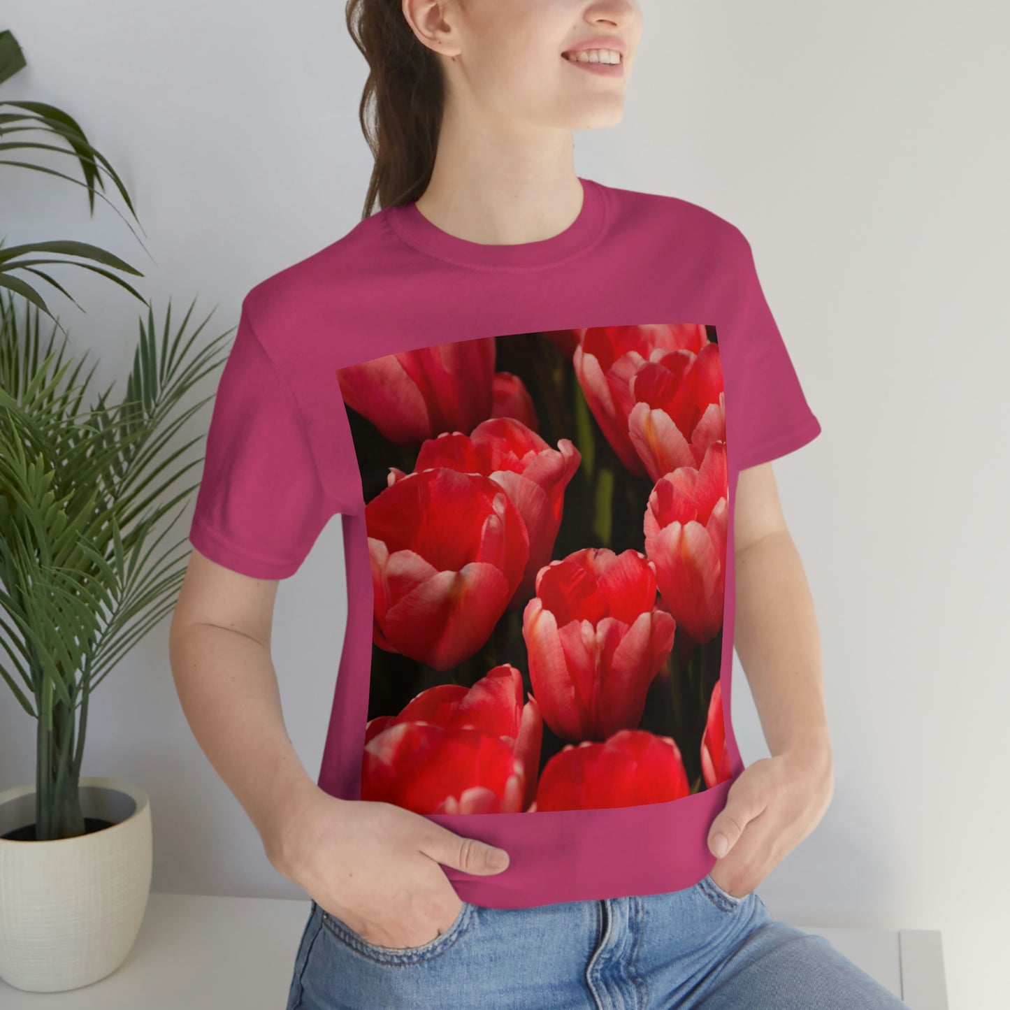 Flowers 09 Unisex Jersey Short Sleeve Tee