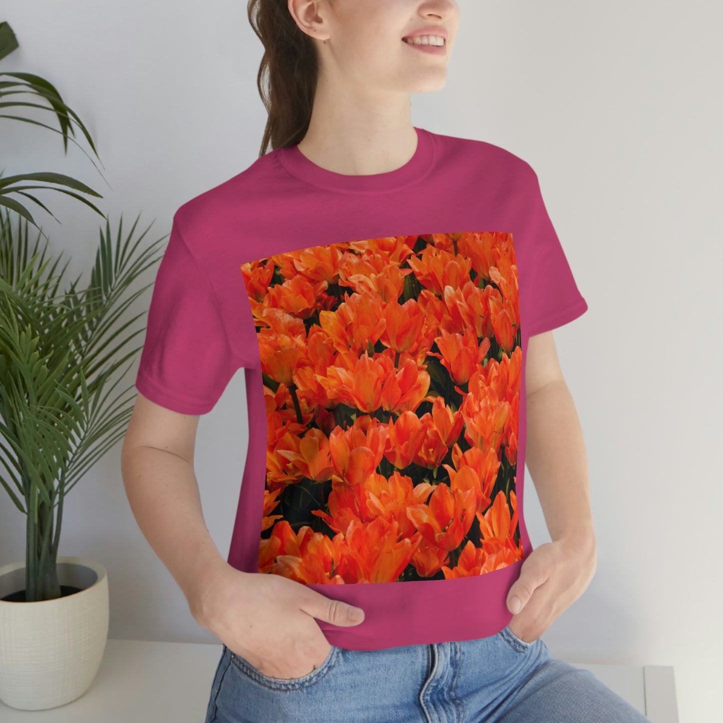Flowers 03 Unisex Jersey Short Sleeve Tee