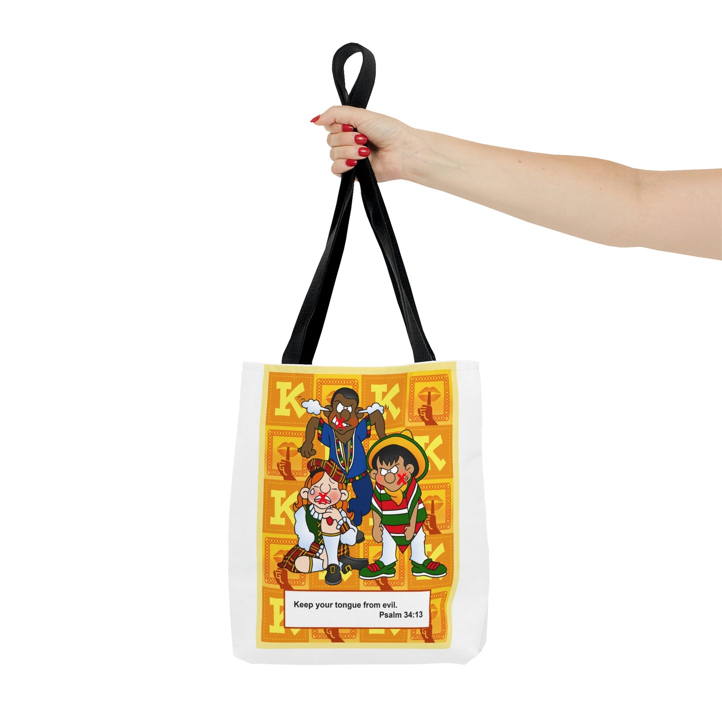 The Bible as Simple as ABC K AOP Tote Bag