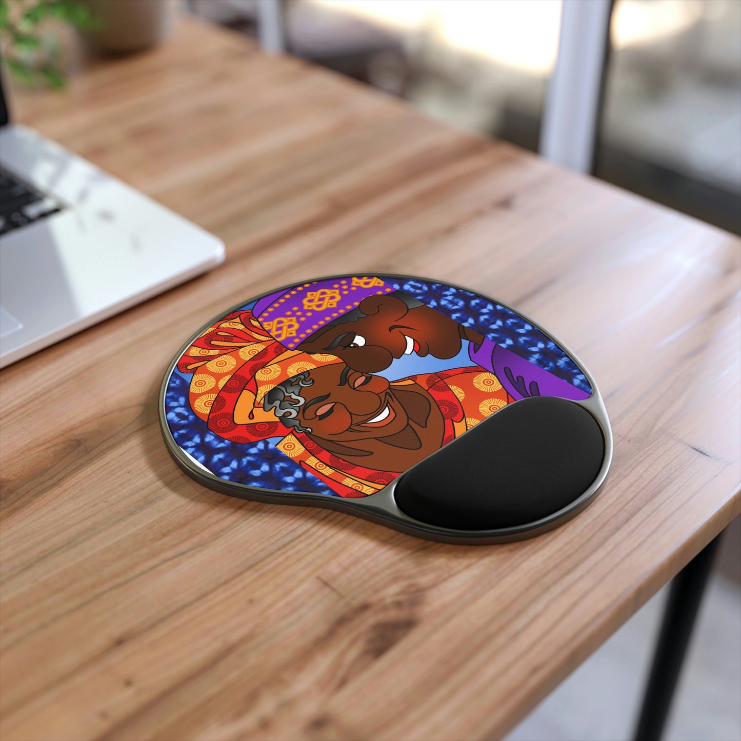 The Paramount Chief and One Wise Woman Mouse Pad With Wrist Rest
