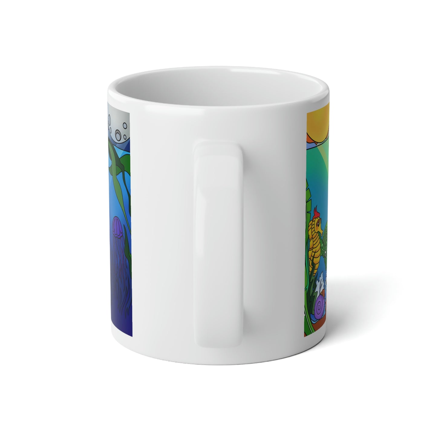 Gray Whale Jumbo Mug, 20oz