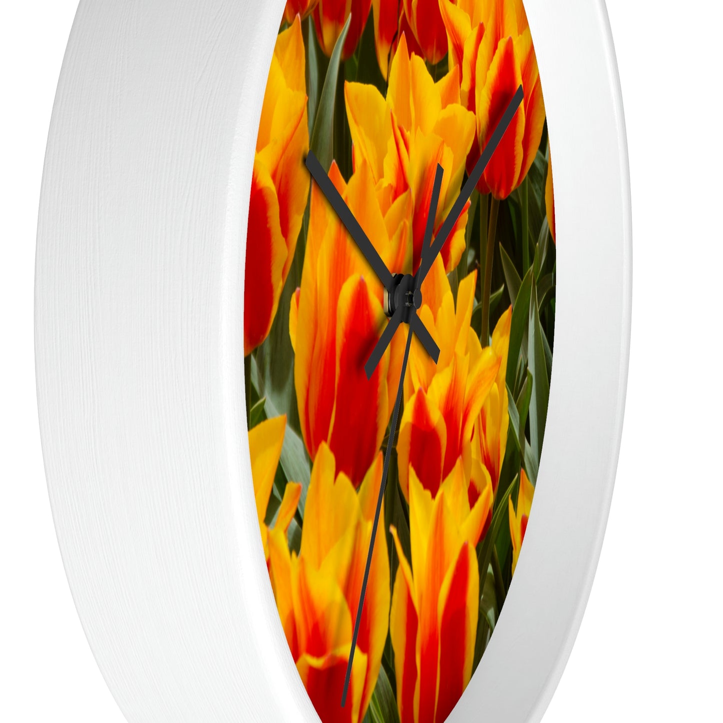 Flowers 18 Wall Clock