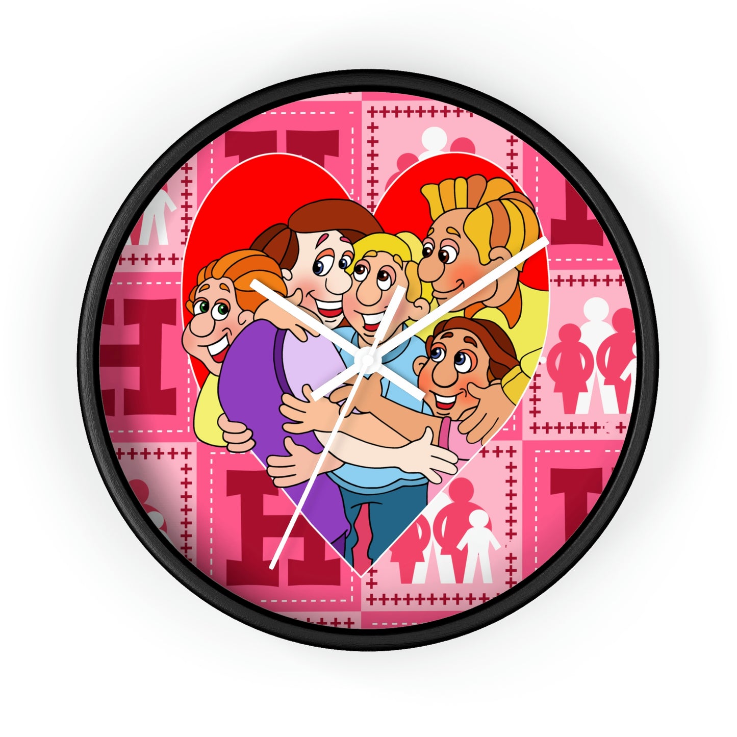 The Bible as Simple as ABC H Wall Clock