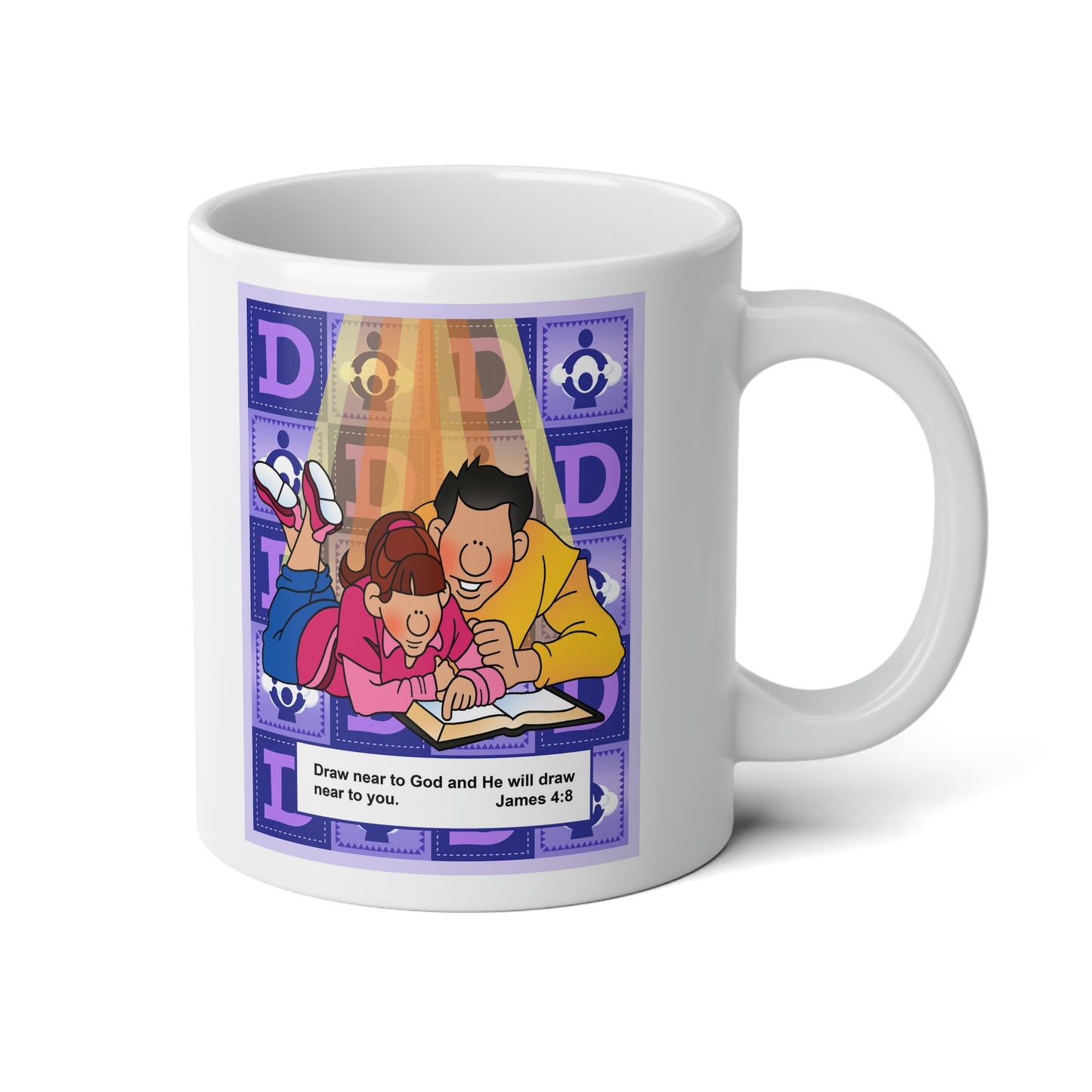 The Bible as Simple as ABC D Jumbo Mug, 20oz