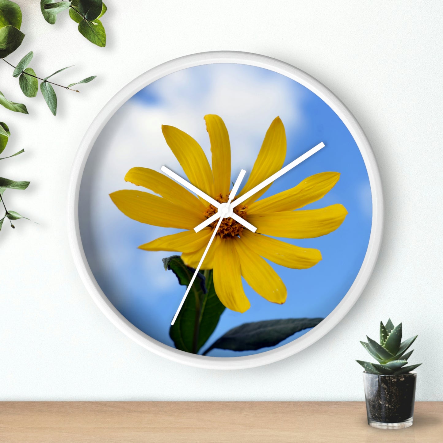 Flowers 32 Wall Clock
