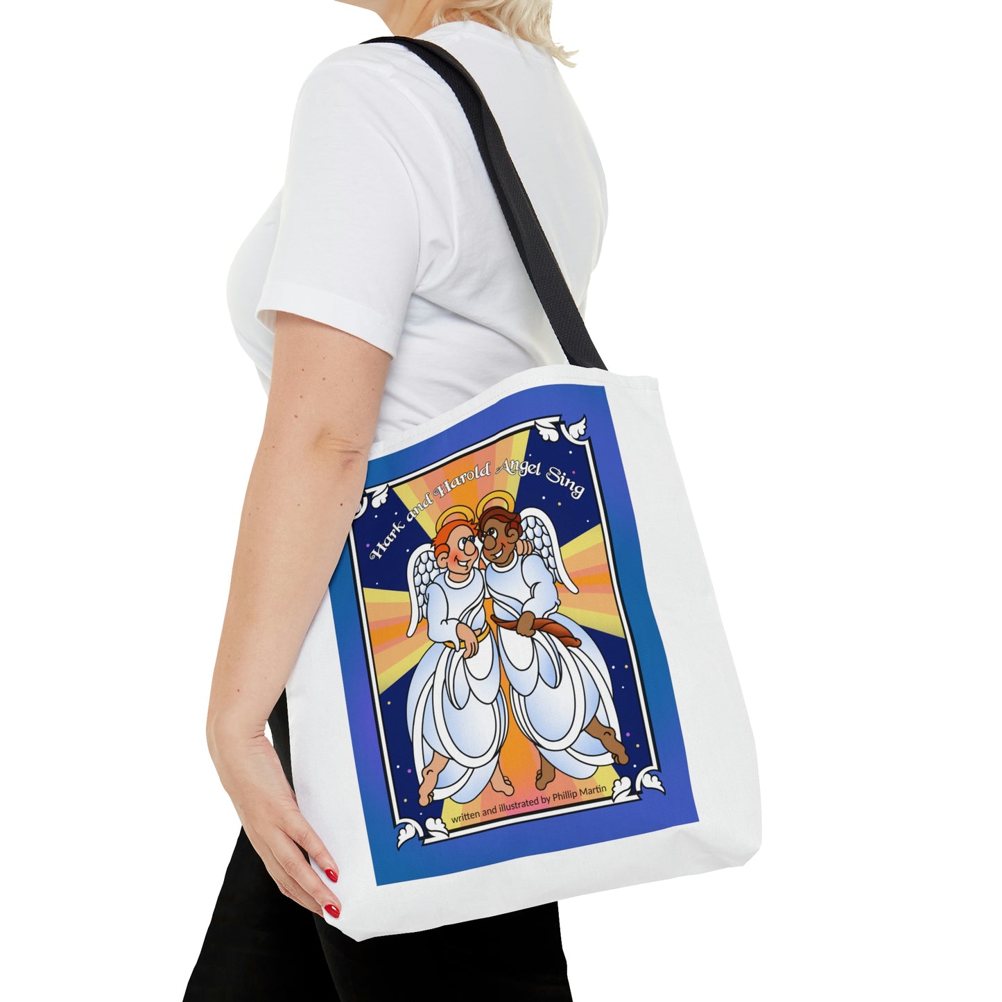 Hark and Harold Angel Sing AOP Tote Bag