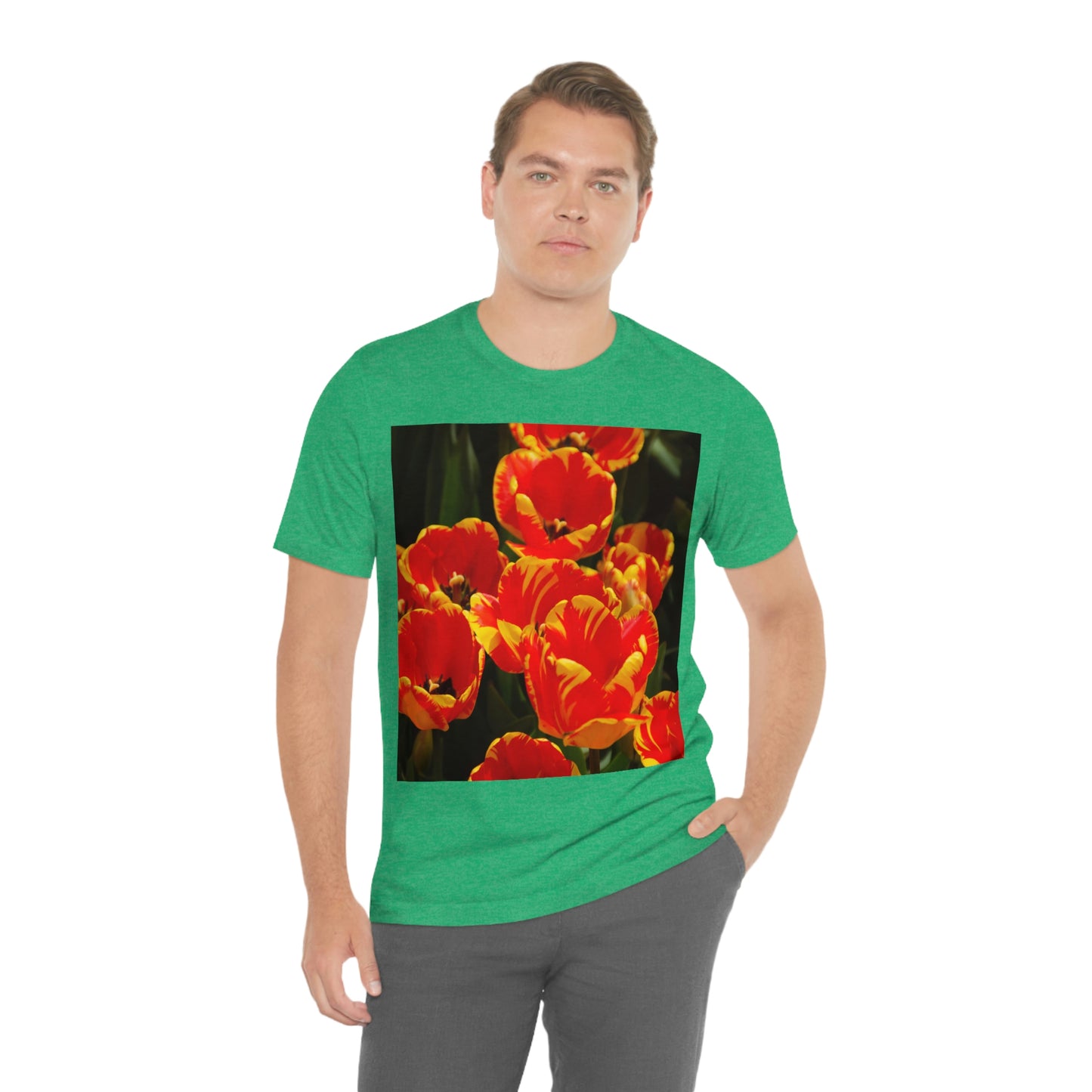 Flowers 19 Unisex Jersey Short Sleeve Tee