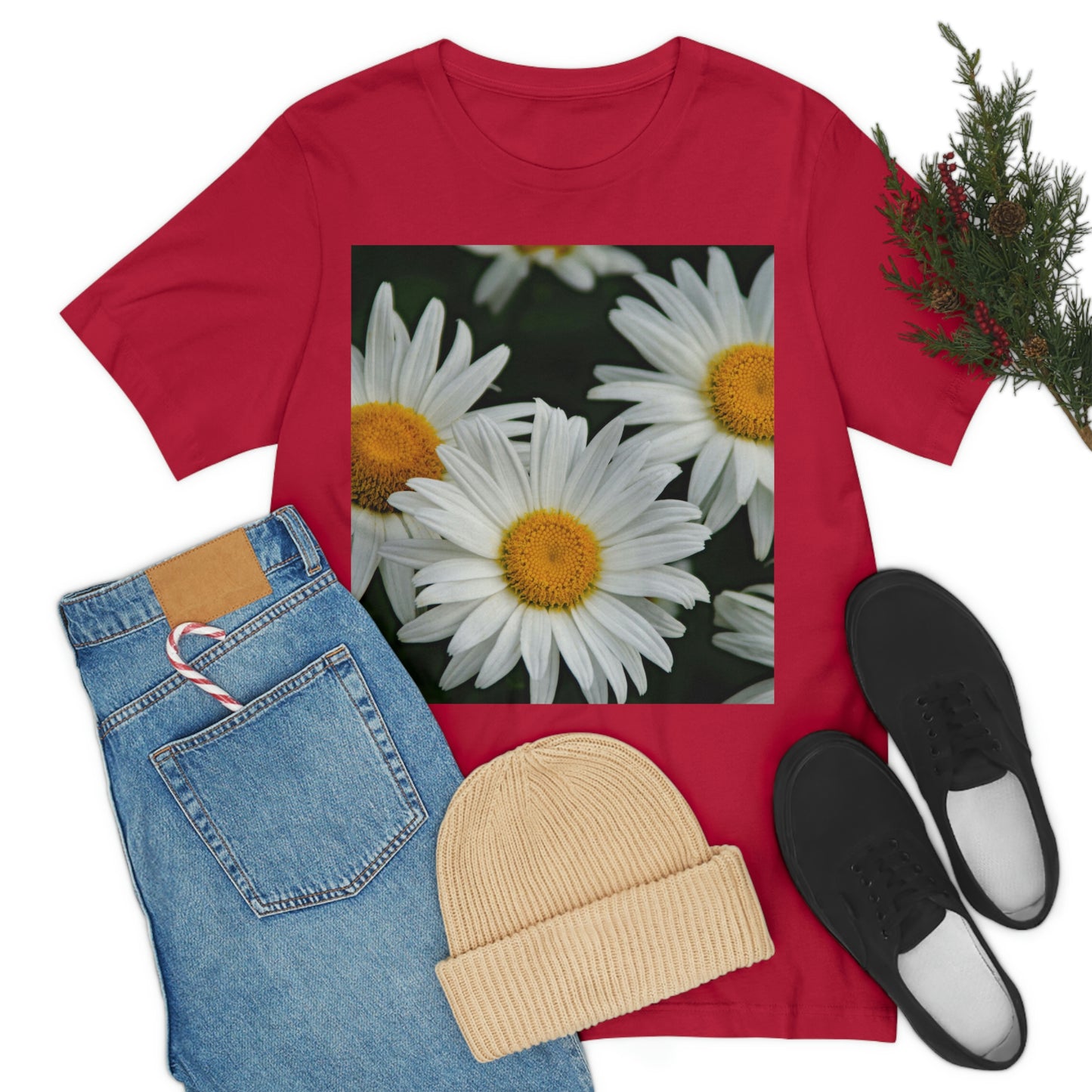 Flowers 01 Unisex Jersey Short Sleeve Tee