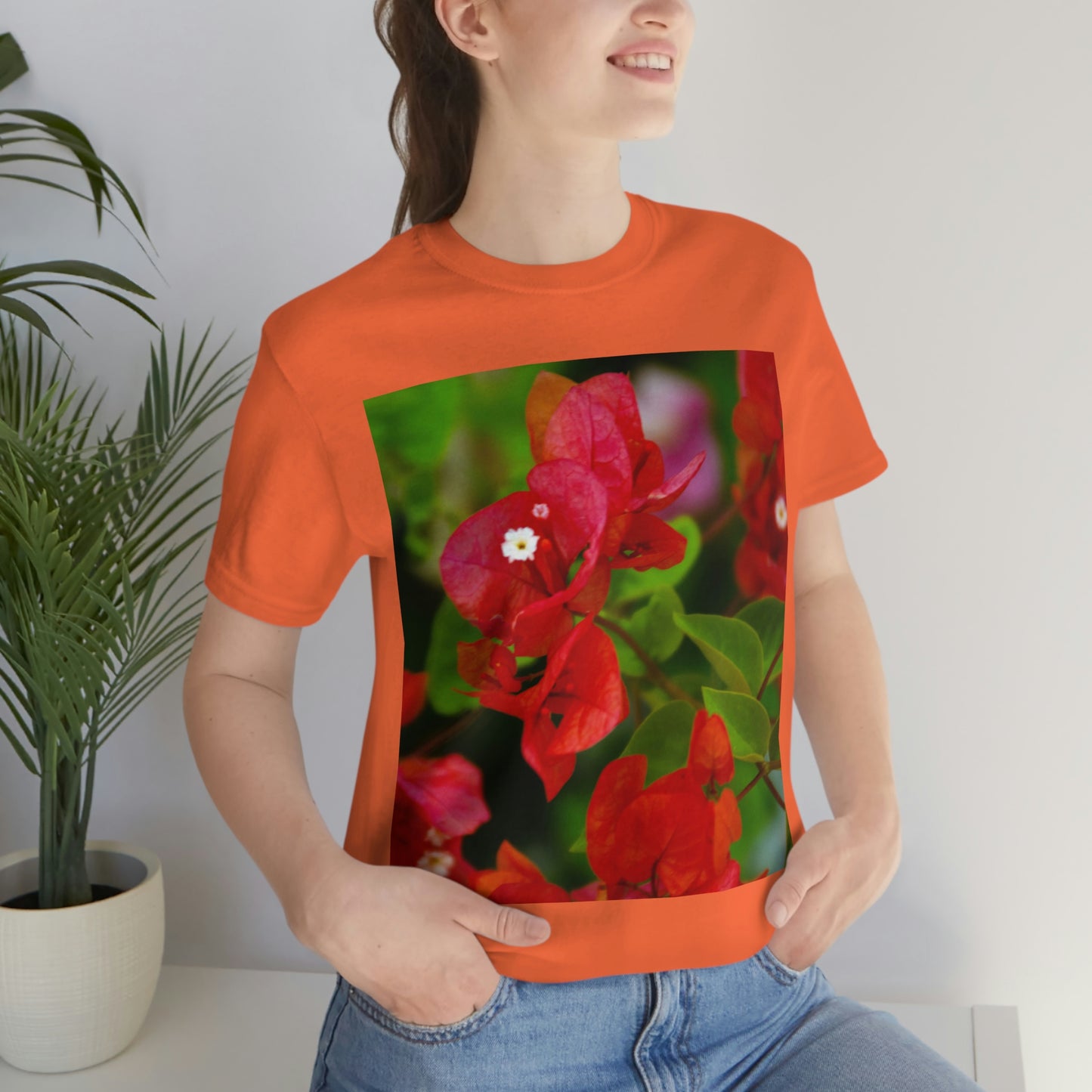 Flowers 28 Unisex Jersey Short Sleeve Tee