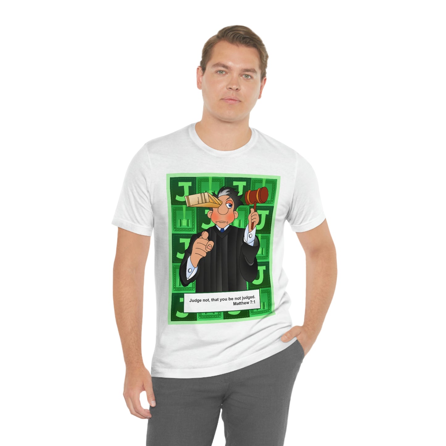 The Bible as Simple as ABC J Unisex Jersey Short Sleeve Tee