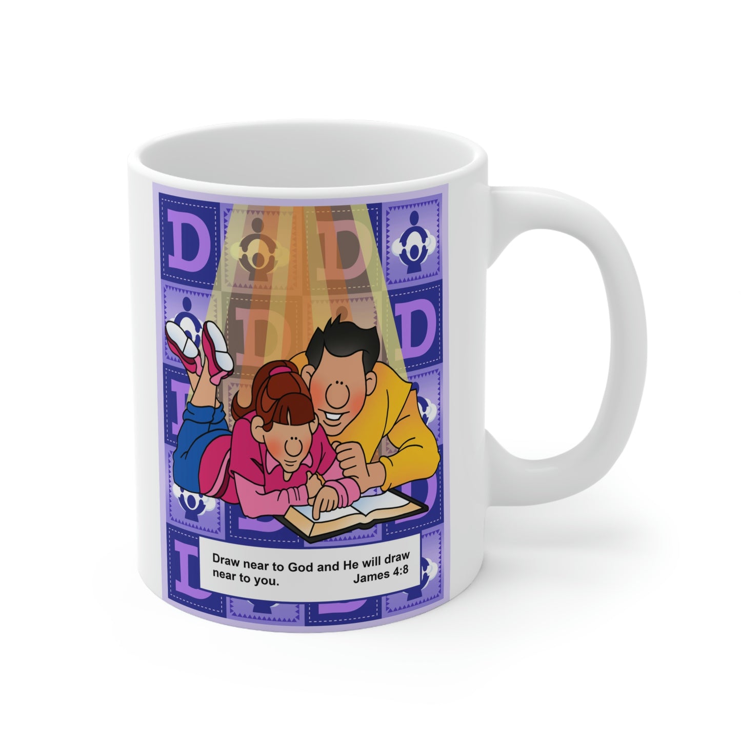 The Bible as Simple as ABC D Ceramic Mug 11oz