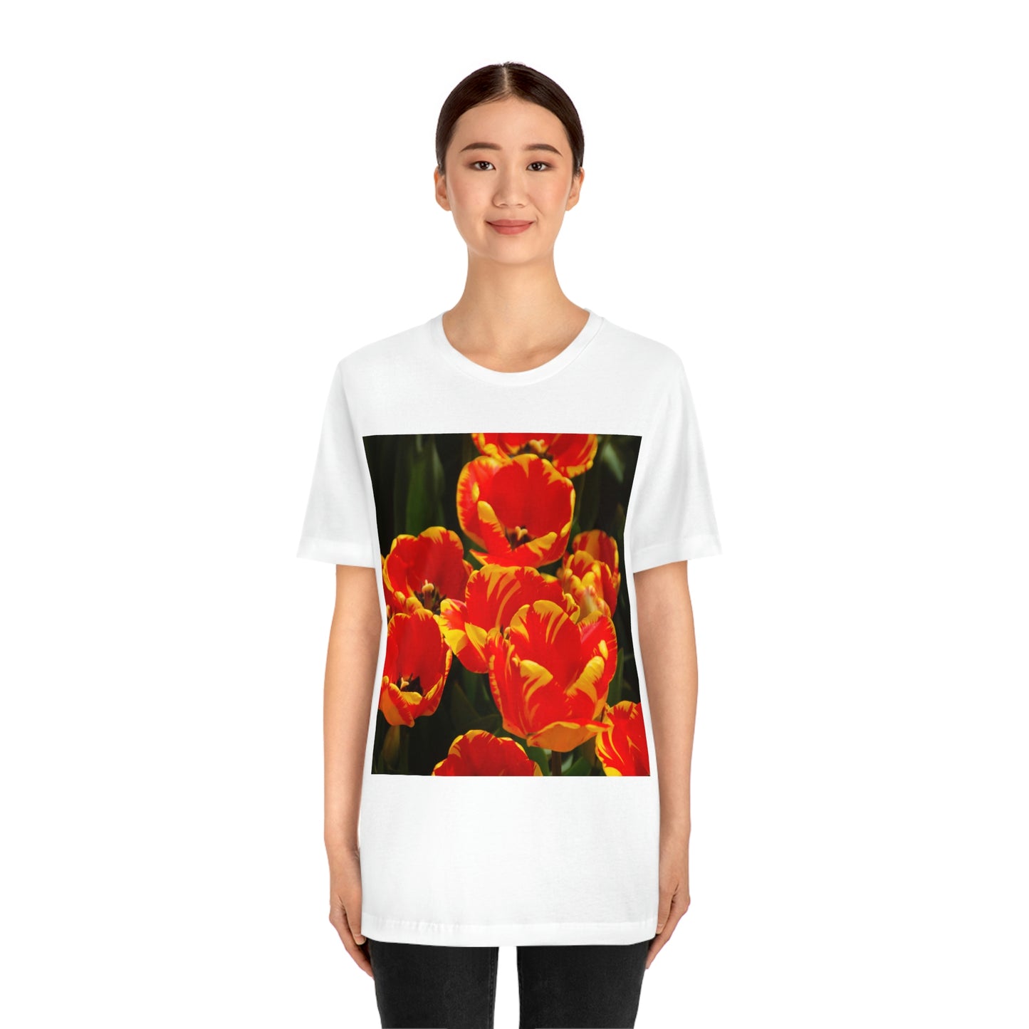 Flowers 19 Unisex Jersey Short Sleeve Tee
