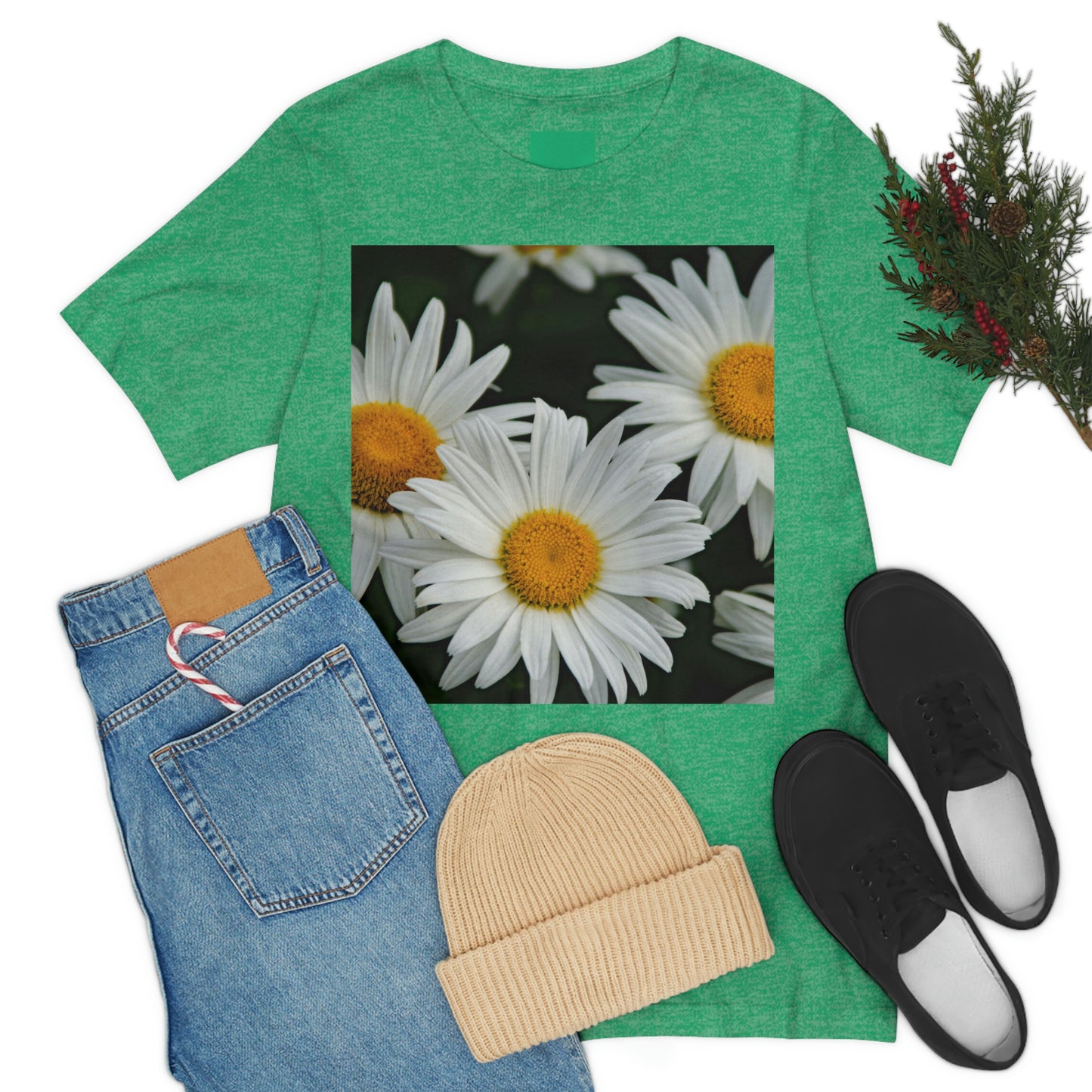 Flowers 01 Unisex Jersey Short Sleeve Tee