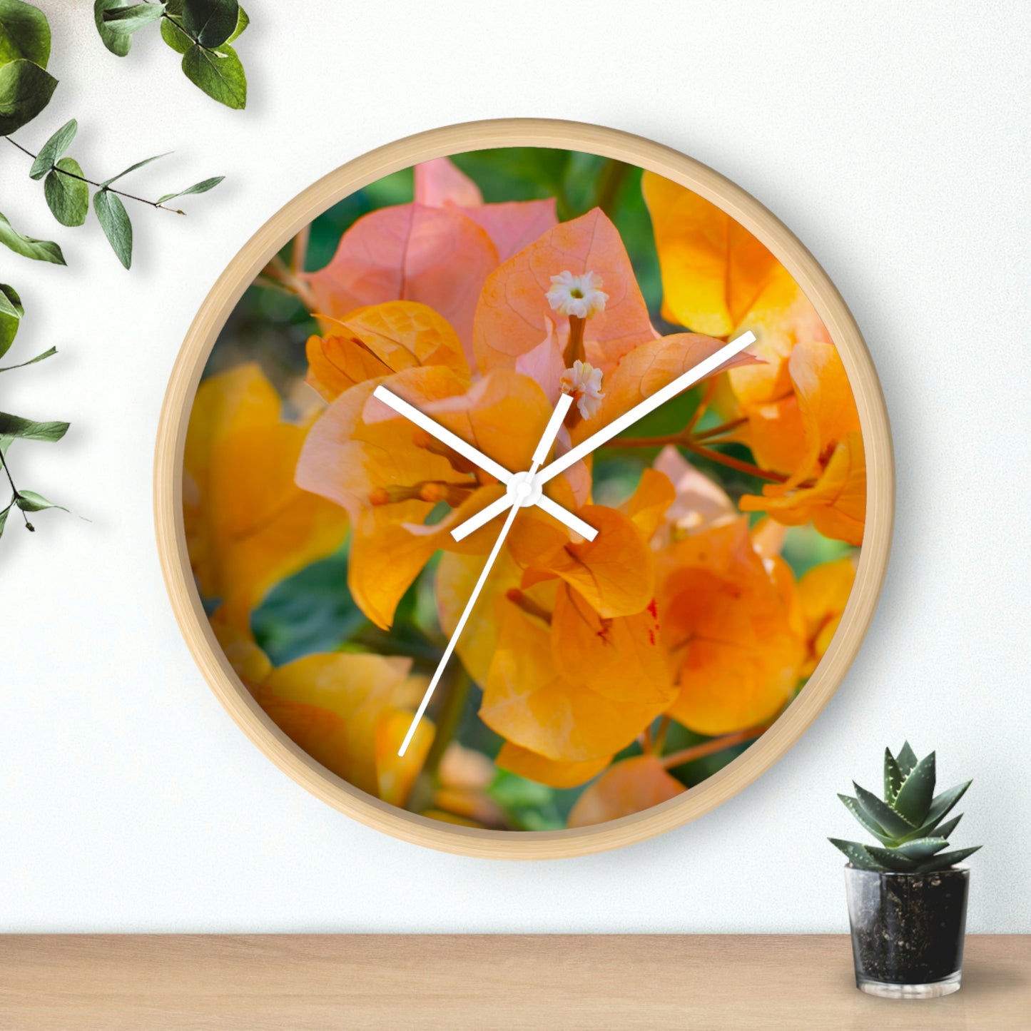 Flowers 29 Wall Clock