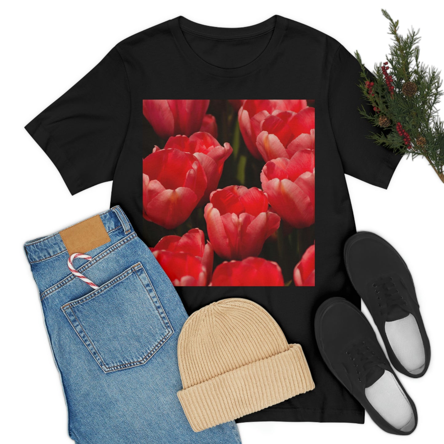 Flowers 09 Unisex Jersey Short Sleeve Tee