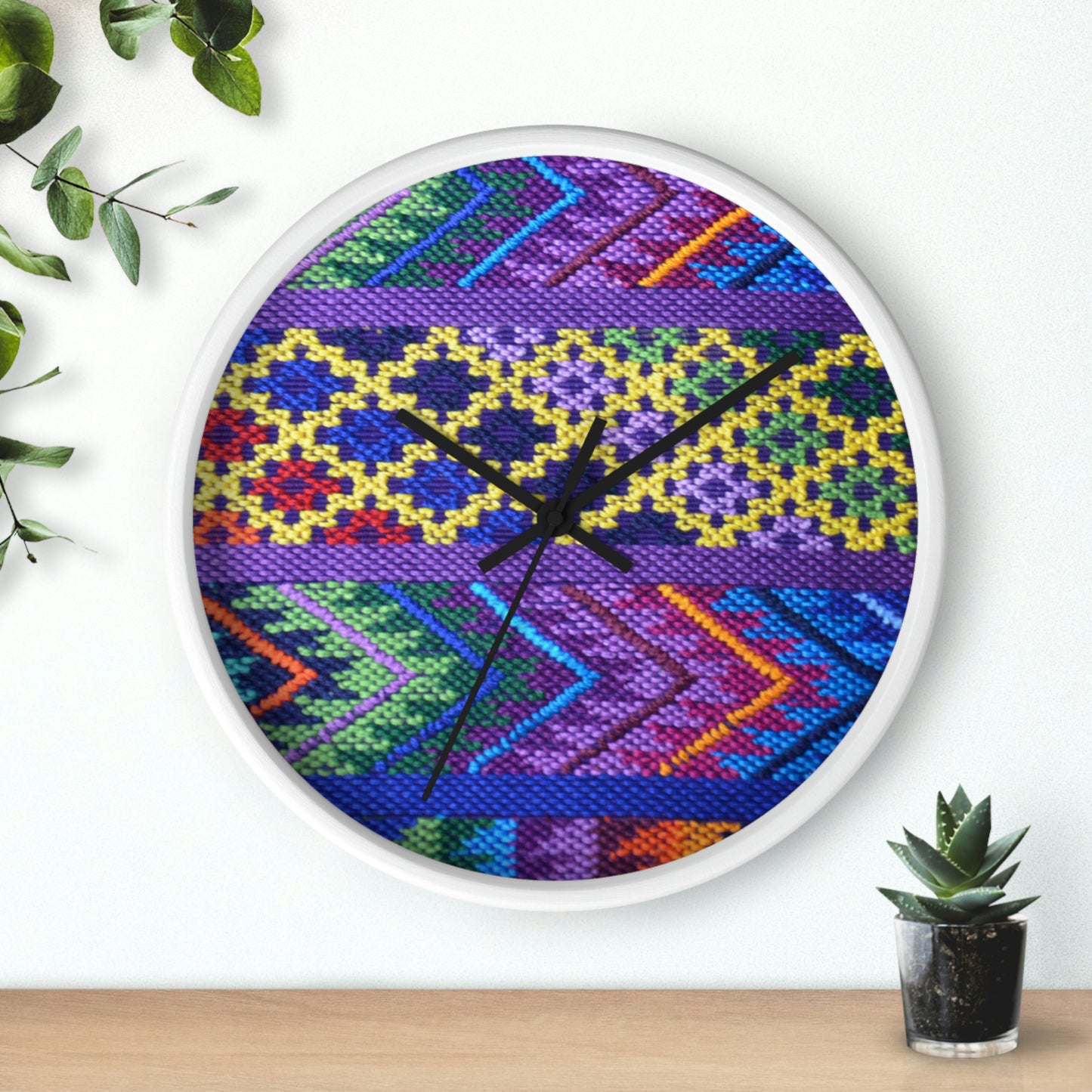 A Pack of Lies Fabric!!! Wall Clock