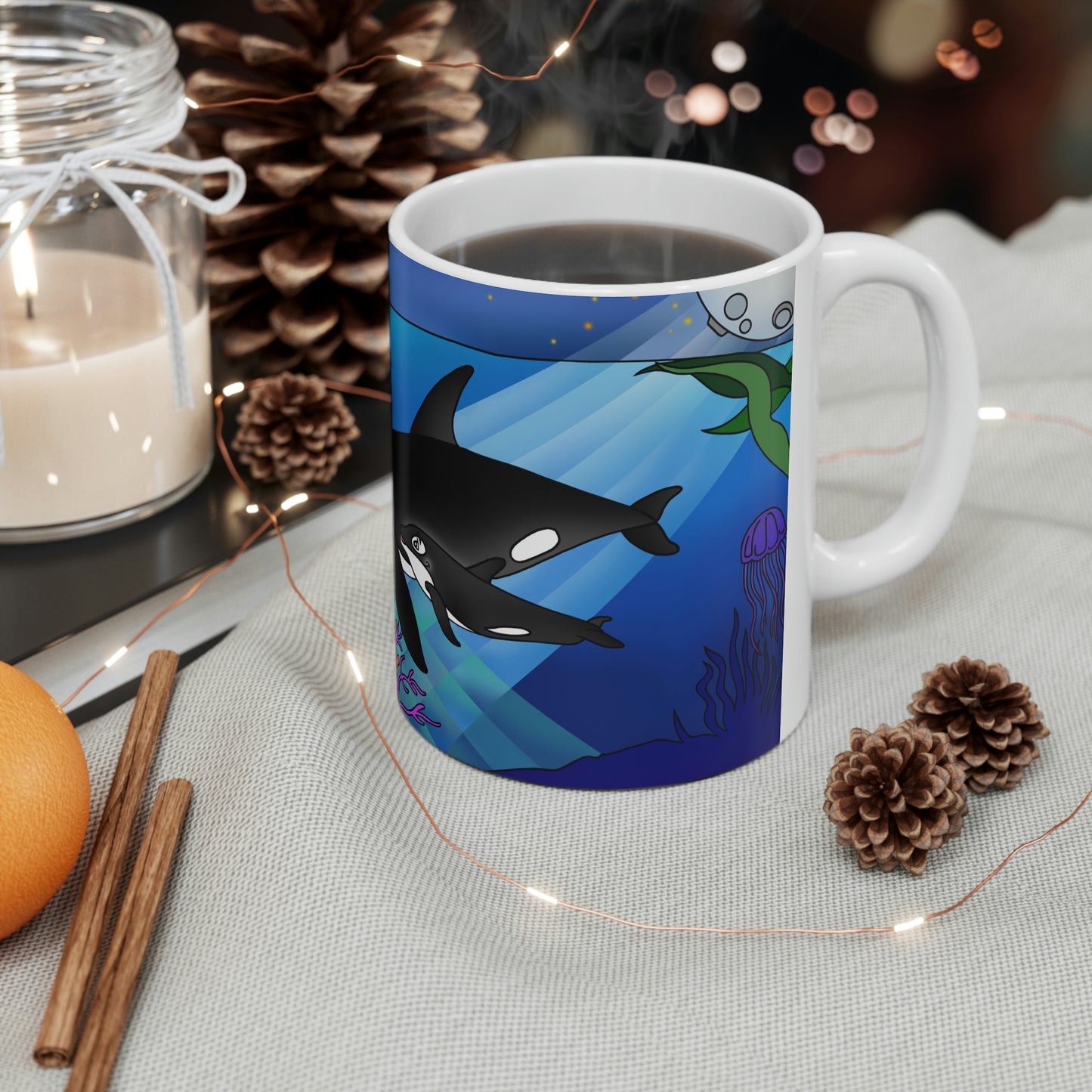 Orcas Ceramic Mug 11oz