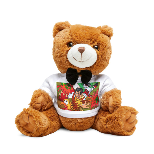 The Half Rooster!! Teddy Bear with T-Shirt