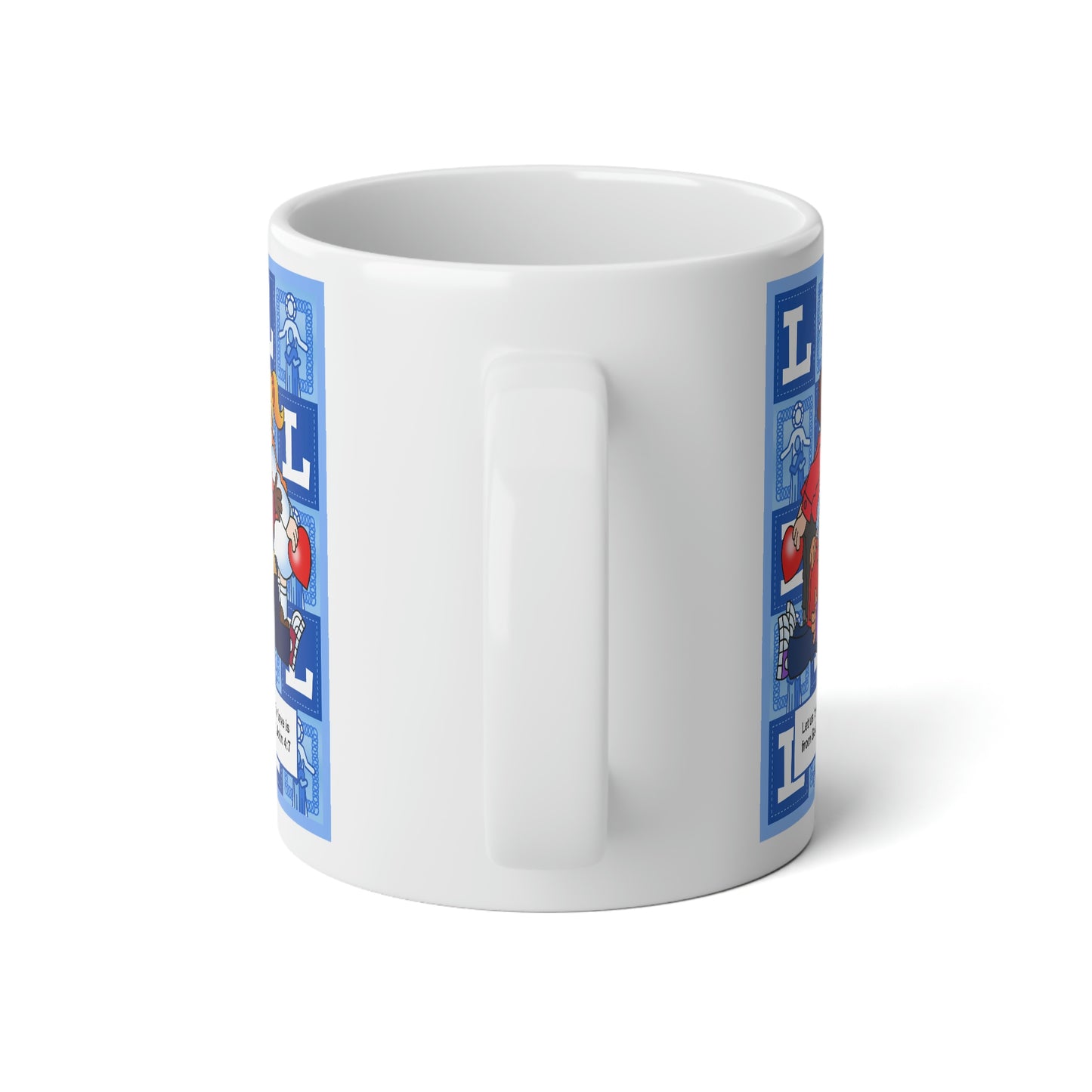 The Bible as Simple as ABC L Jumbo Mug, 20oz