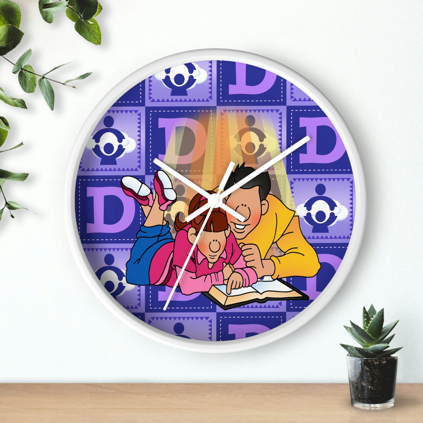 The Bible as Simple as ABC D Wall Clock