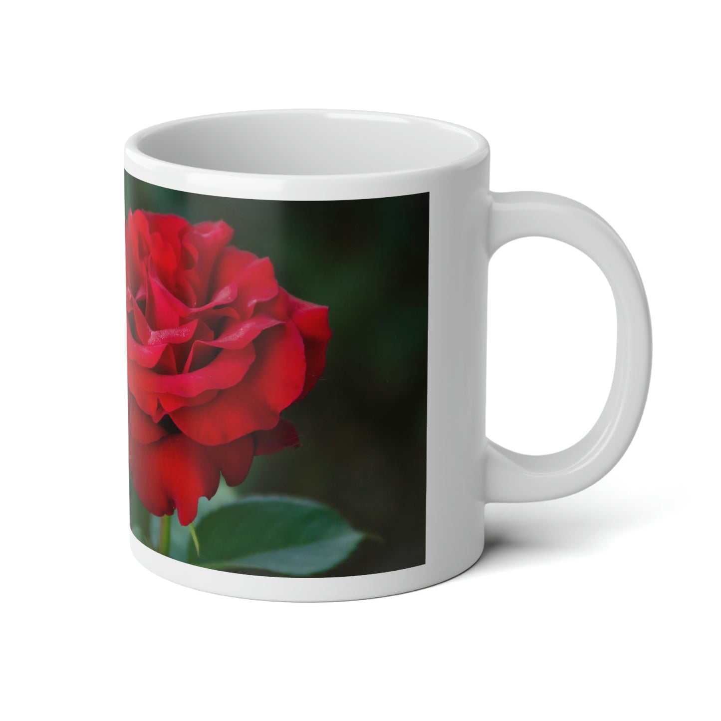 Flowers 14 Jumbo Mug, 20oz