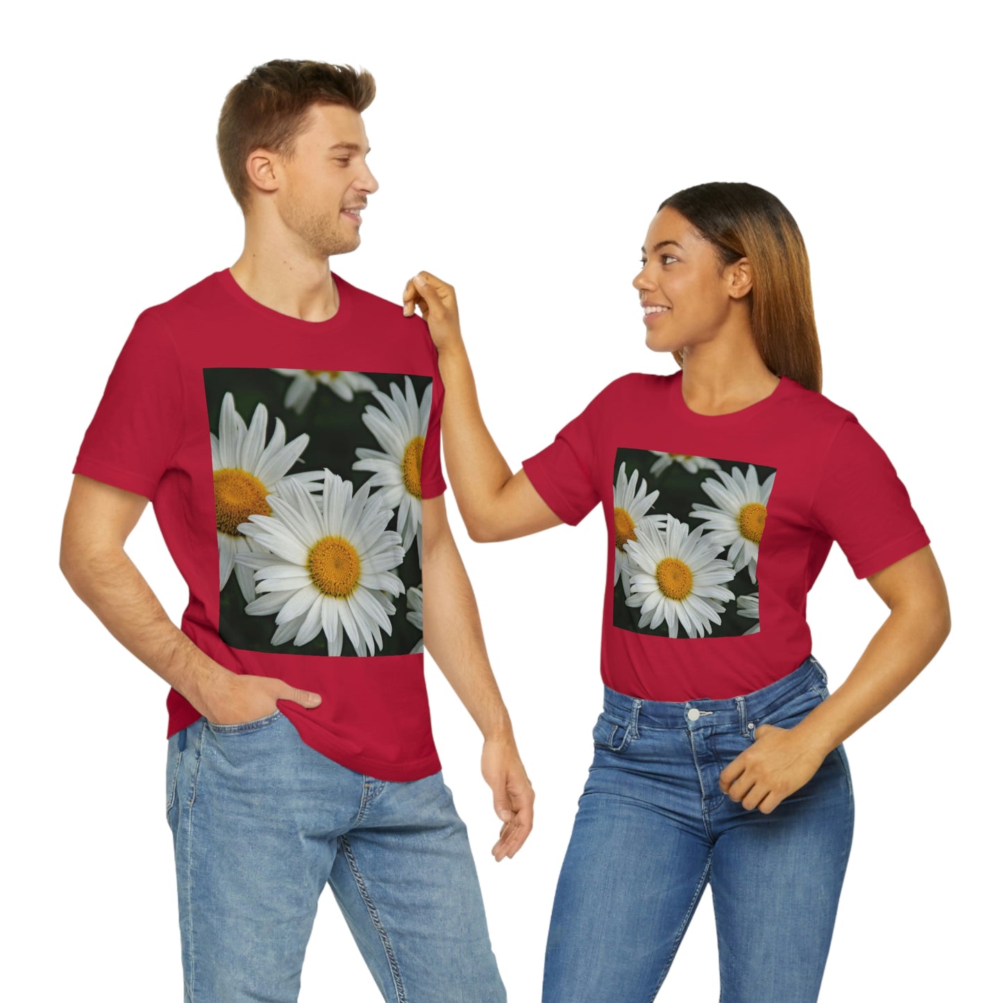 Flowers 01 Unisex Jersey Short Sleeve Tee