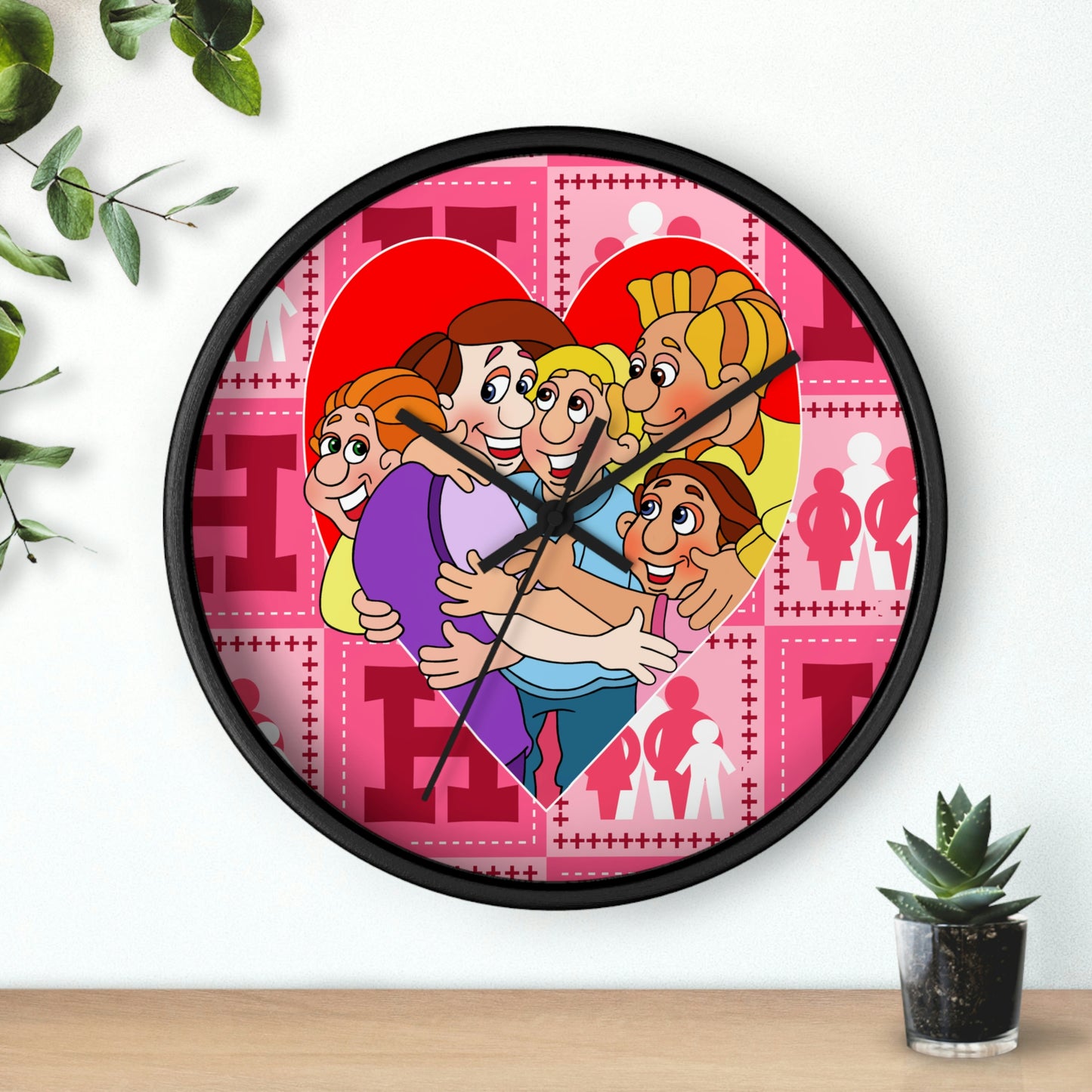 The Bible as Simple as ABC H Wall Clock