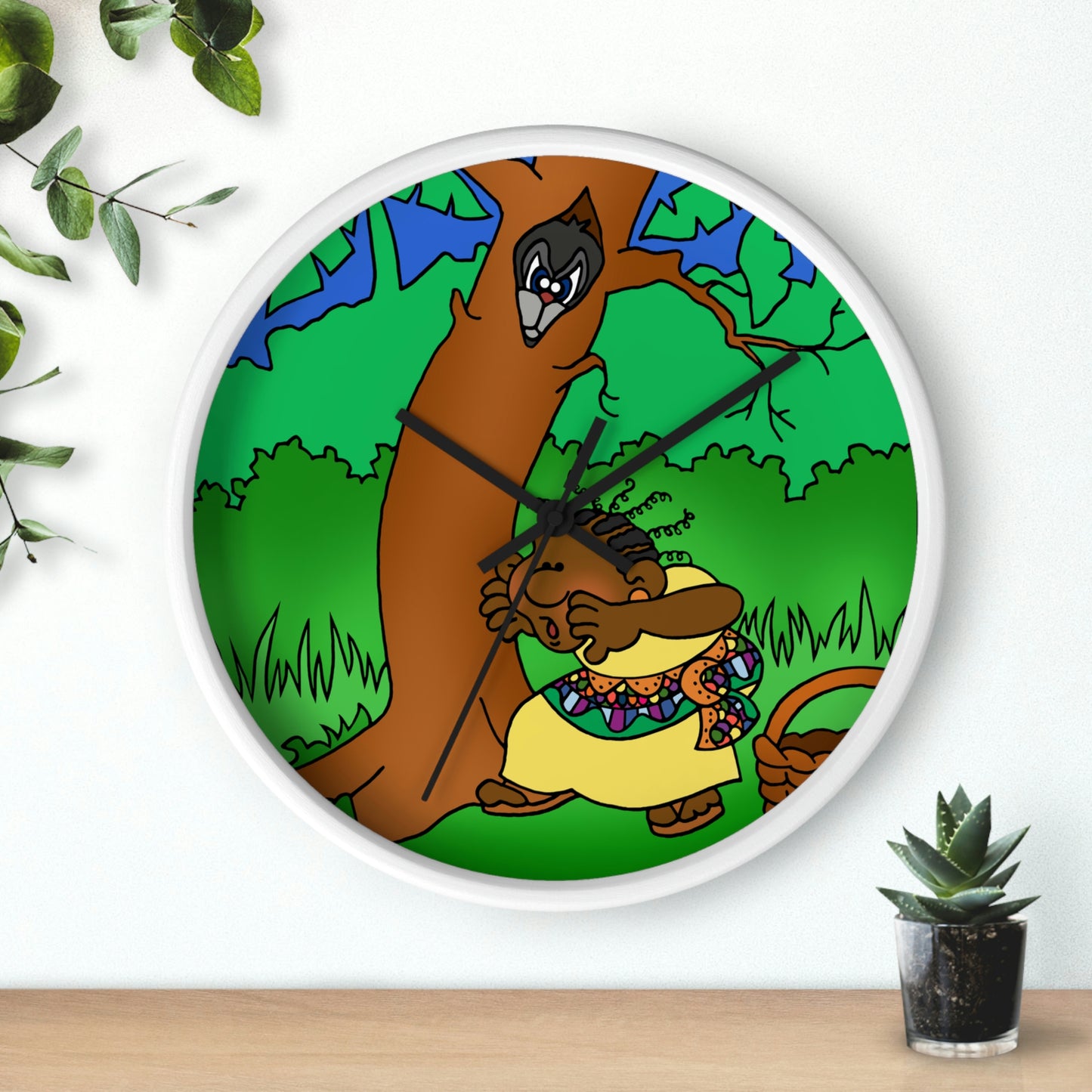 Once Upon West Africa Wall clock