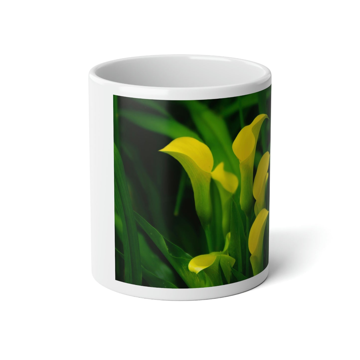 Flowers 33 Jumbo Mug, 20oz