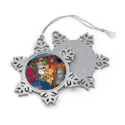 Once Upon West Africa! Pewter Snowflake Ornament