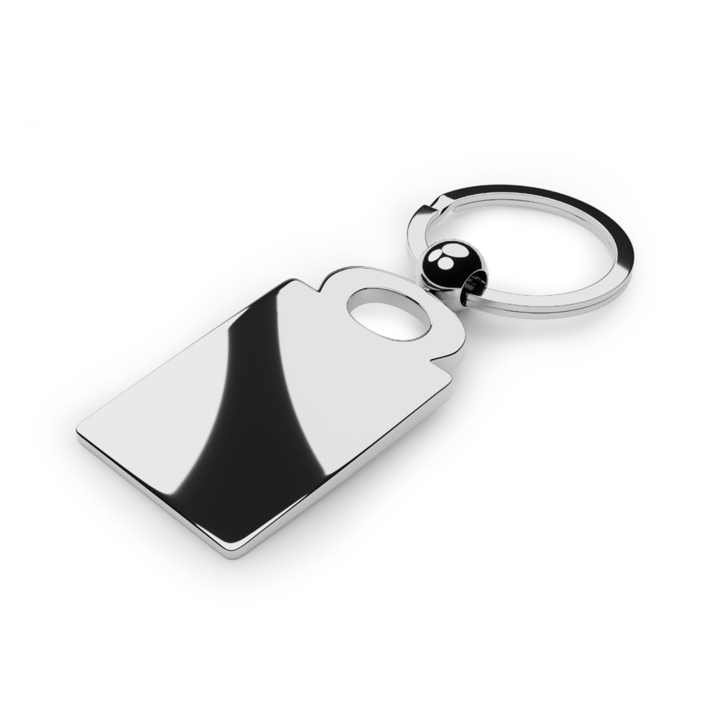 Orcas Rectangle Photo Keyring