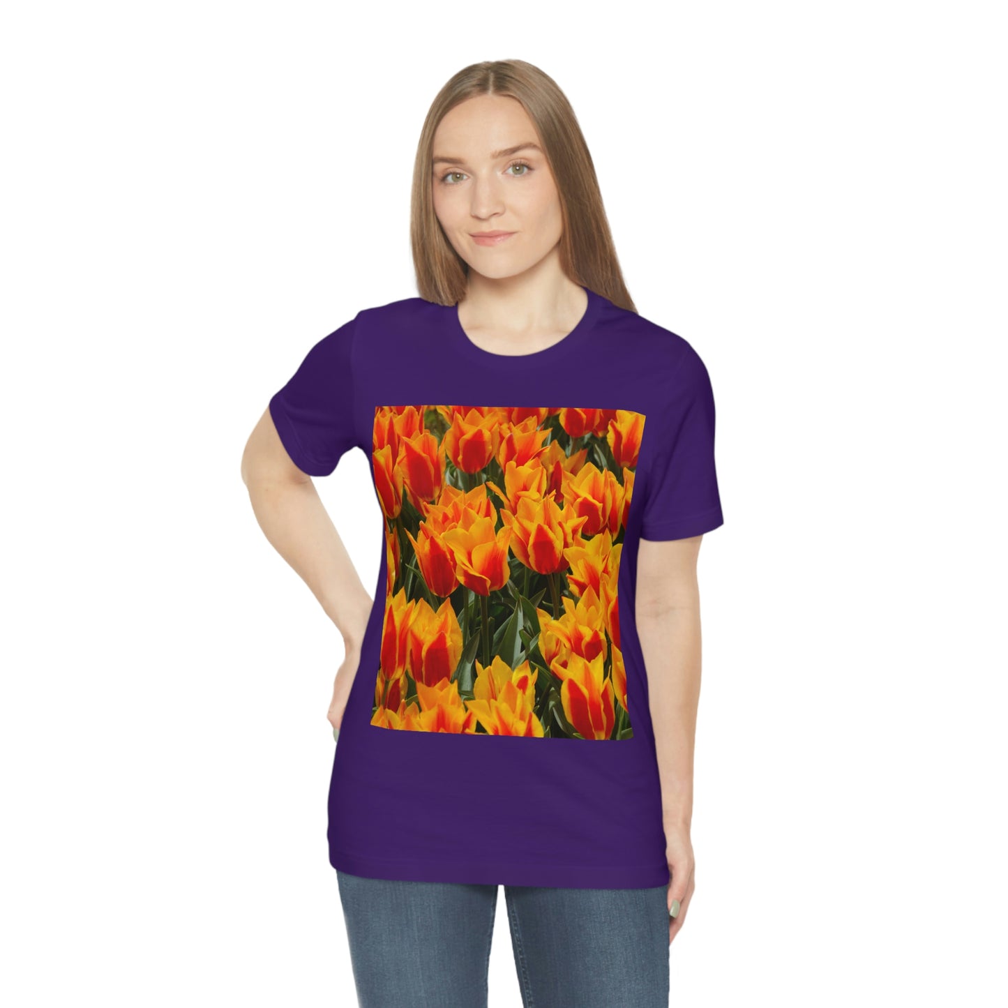 Flowers 18 Unisex Jersey Short Sleeve Tee