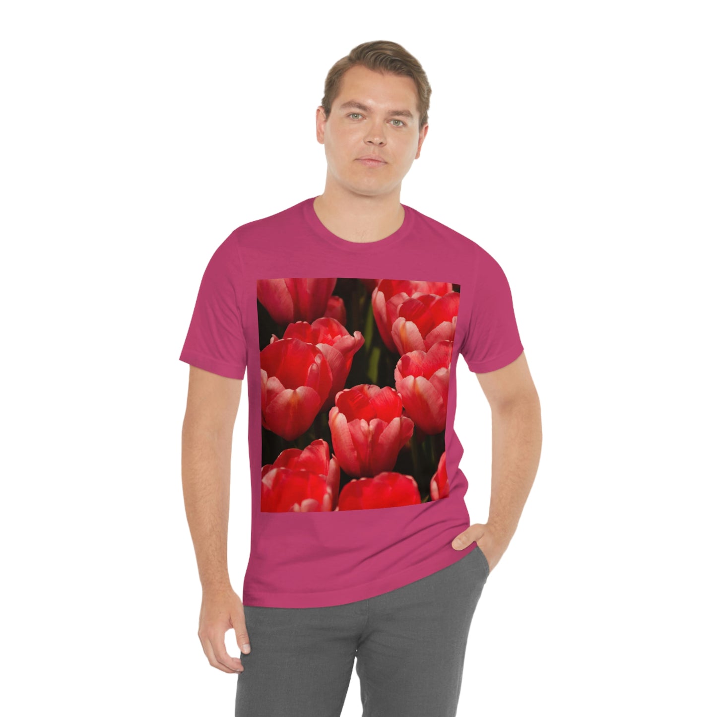 Flowers 09 Unisex Jersey Short Sleeve Tee