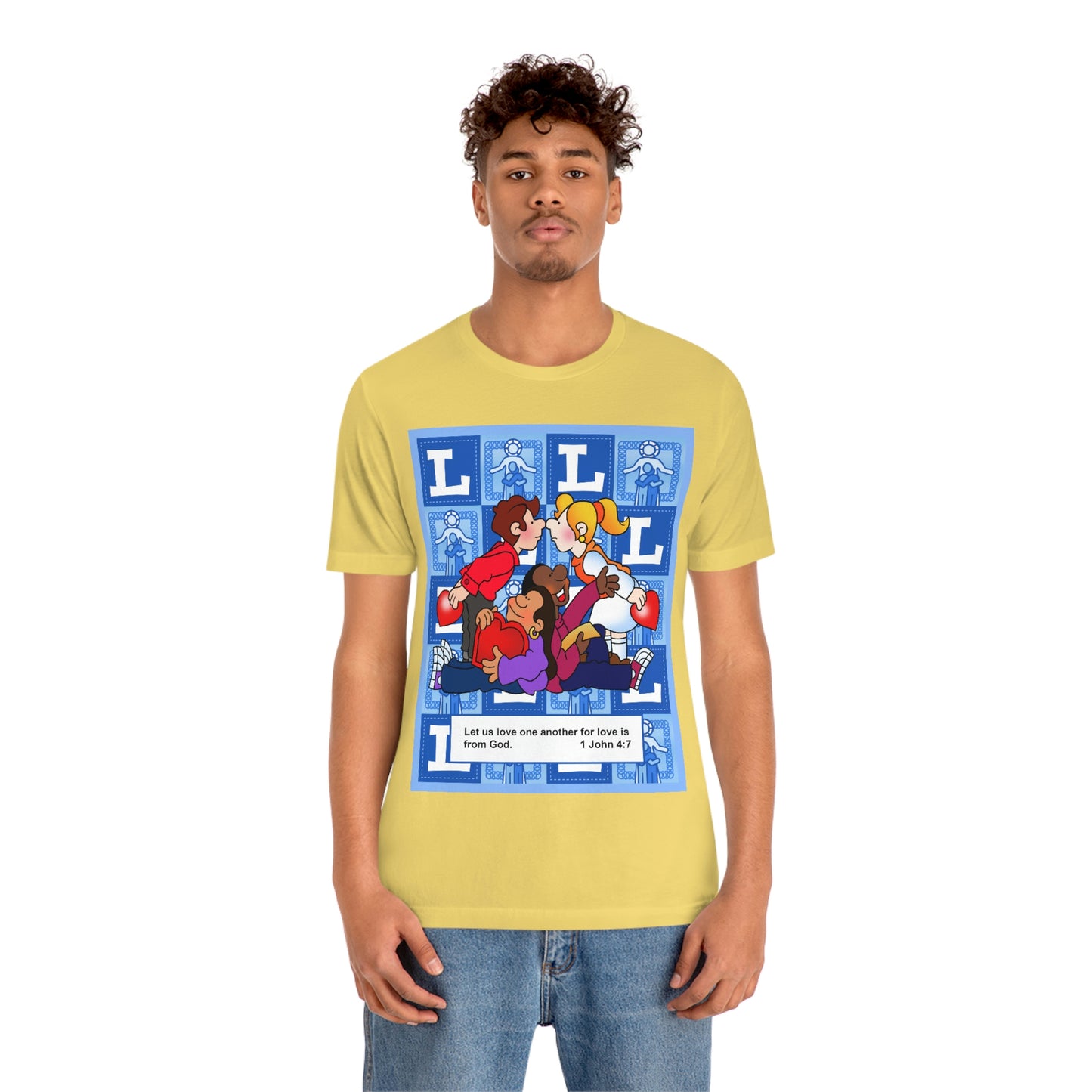 The Bible as Simple as ABC L Unisex Jersey Short Sleeve Tee