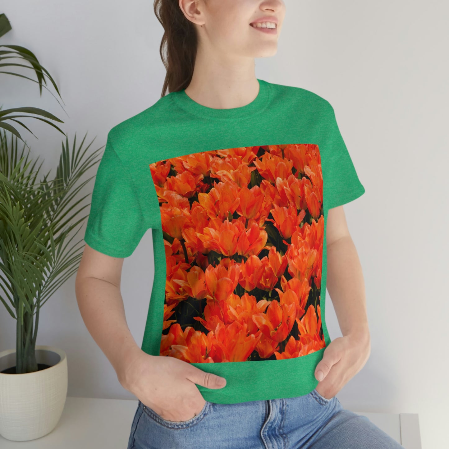 Flowers 03 Unisex Jersey Short Sleeve Tee