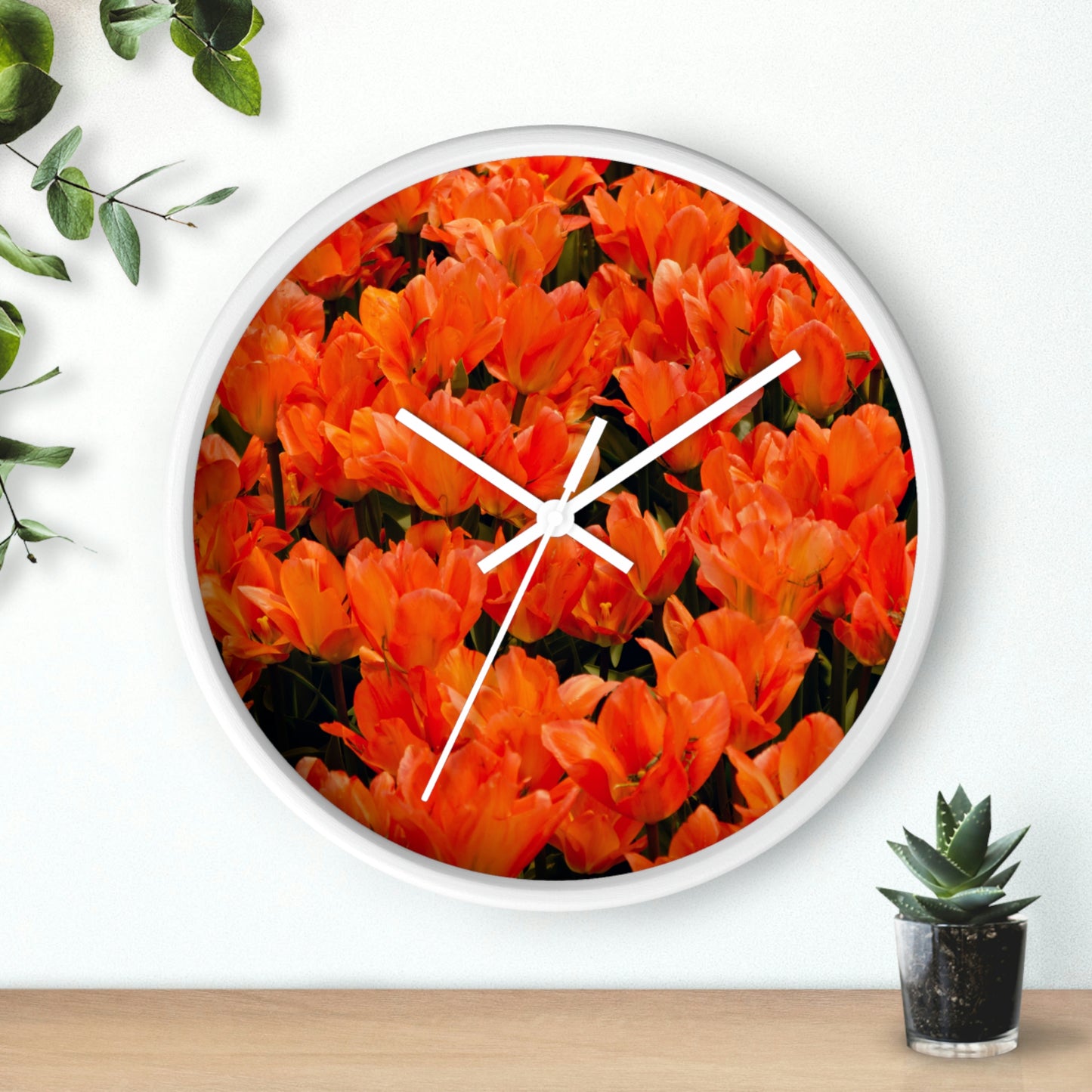 Flowers 03 Wall Clock