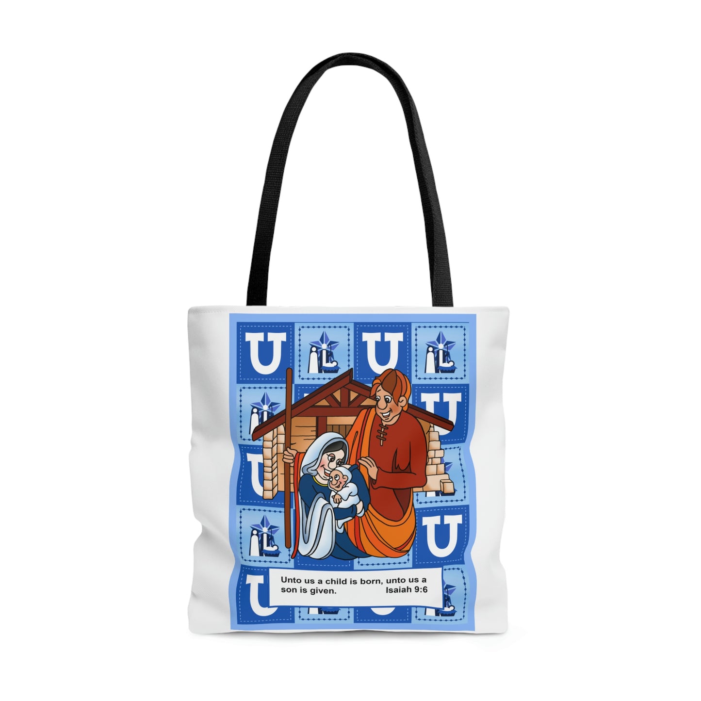 The Bible as Simple as ABC U AOP Tote Bag