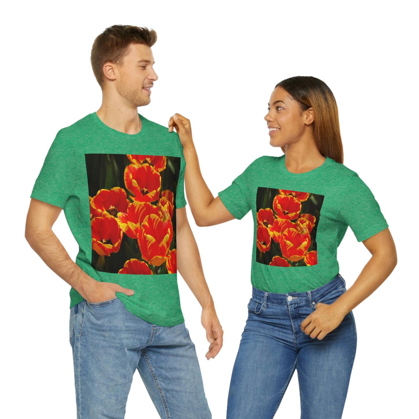 Flowers 19 Unisex Jersey Short Sleeve Tee