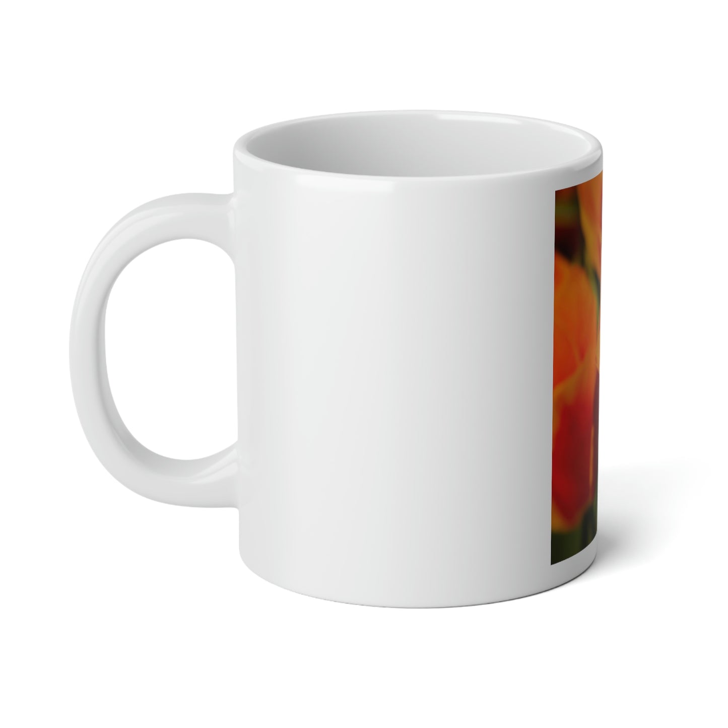 Flowers 13 Jumbo Mug, 20oz