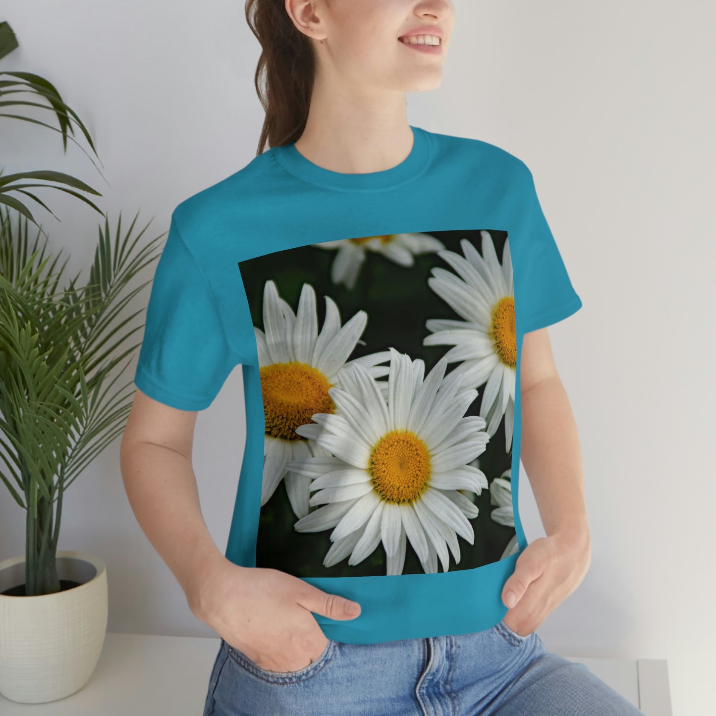 Flowers 01 Unisex Jersey Short Sleeve Tee