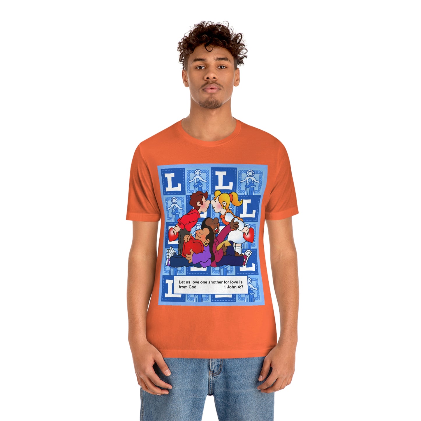 The Bible as Simple as ABC L Unisex Jersey Short Sleeve Tee