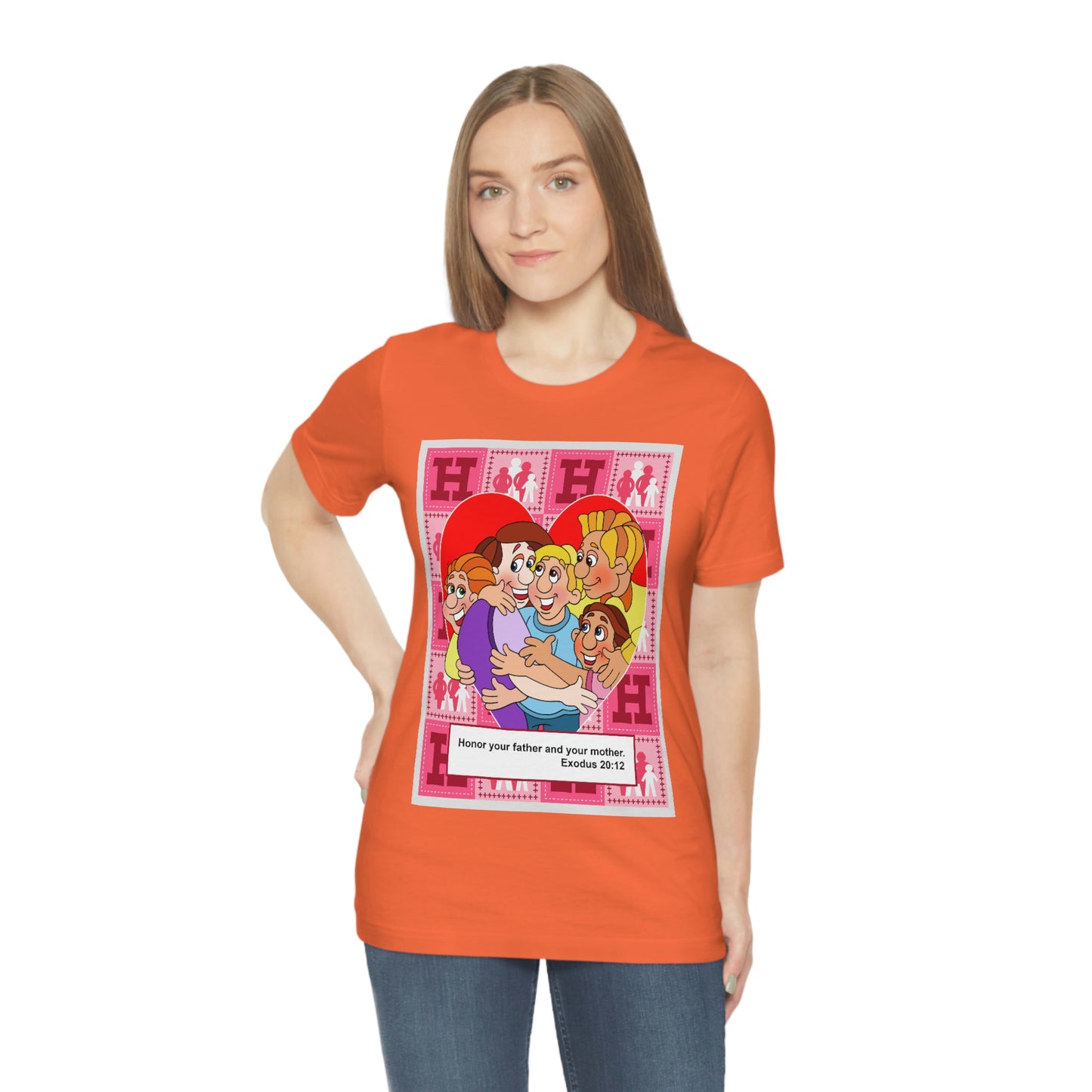 The Bible as Simple as ABC H Unisex Jersey Short Sleeve Tee
